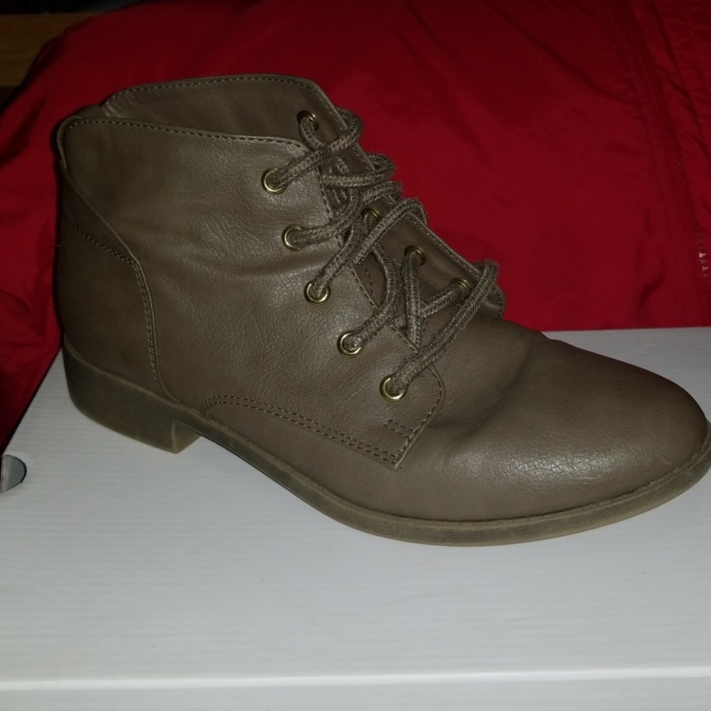 Short Ankle Combat Boots